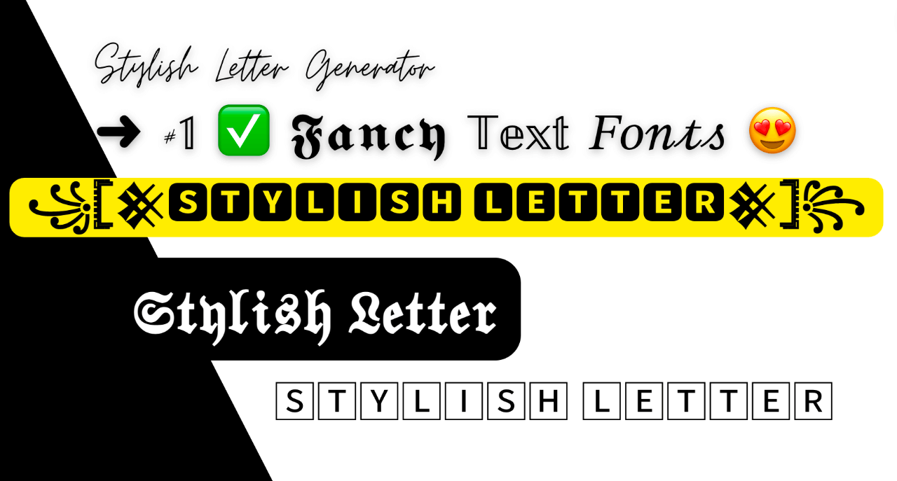 Stylish Text Fonts